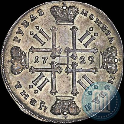 Picture 1 rouble 1729 year  "Type of 1729"