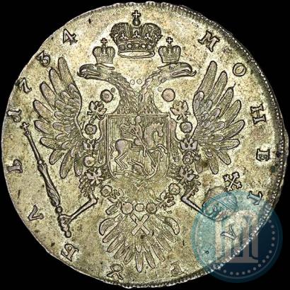 Фото 1 рубль 1734 года  "Тип 1734 года"