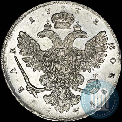 Picture 1 rouble 1738 year СПБ "Petersburg type"
