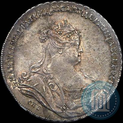 Picture 1 rouble 1738 year СПБ "Petersburg type"