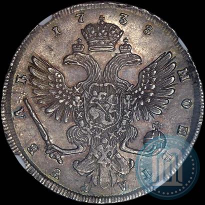 Picture 1 rouble 1738 year СПБ "Petersburg type"
