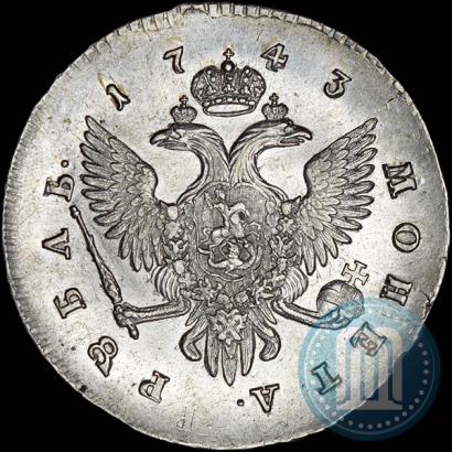 Picture 1 rouble 1743 year СПБ 