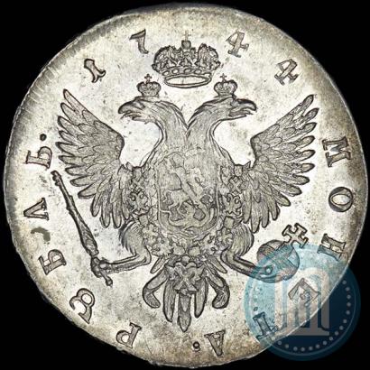 Picture 1 rouble 1744 year СПБ 