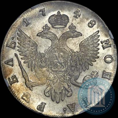 Picture 1 rouble 1748 year СПБ 
