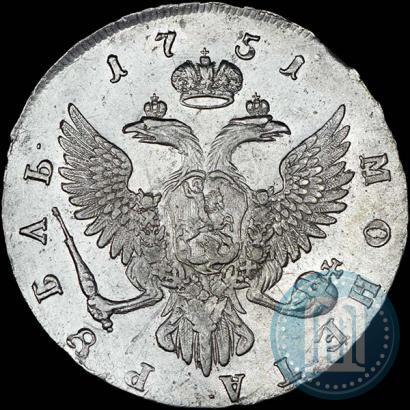 Picture 1 rouble 1751 year ММД 