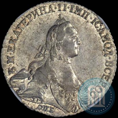 Фото Полтина 1764 года СПБ-СА 