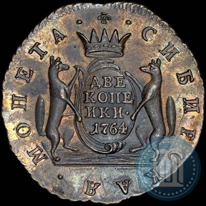 Picture 2 kopecks 1764 year  