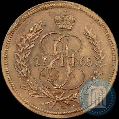 Picture 1 kopeck 1765 year  