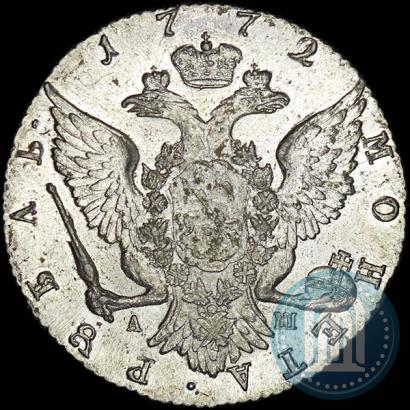 Picture 1 rouble 1772 year СПБ-АШ 