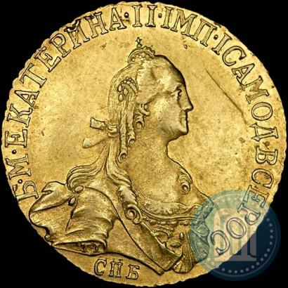 Picture 5 roubles 1773 year СПБ 