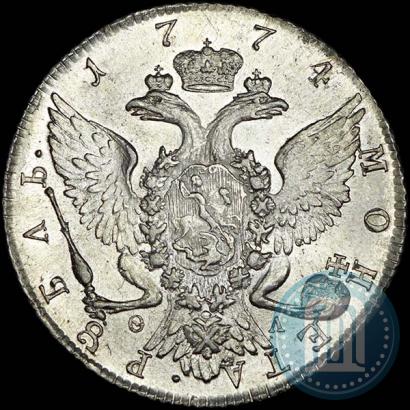 Picture 1 rouble 1774 year СПБ-ФЛ 