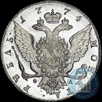 Picture 1 rouble 1774 year СПБ-ФЛ 