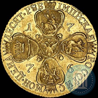 Picture 10 roubles 1776 year СПБ 