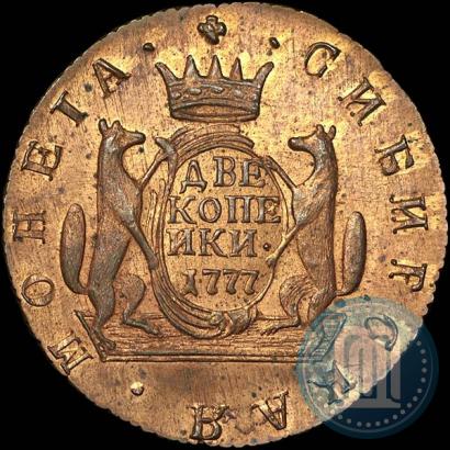 Фото 2 копейки 1777 года КМ 