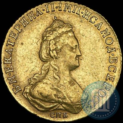 Picture 5 roubles 1786 year СПБ 