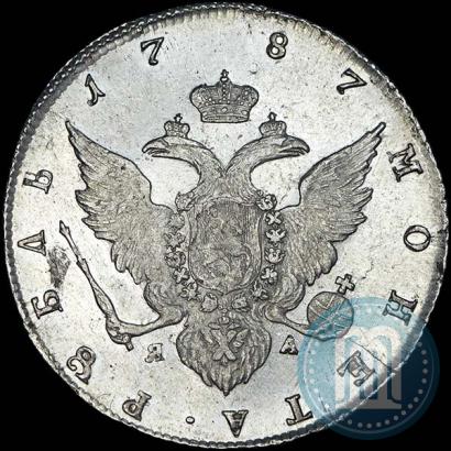 Фото 1 рубль 1787 года СПБ-ЯА 