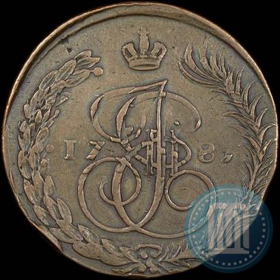 Picture 5 kopecks 1787 year ЕМ 