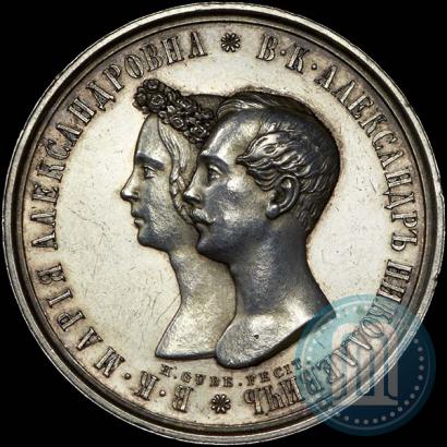 Picture 1 rouble 1841 year СПБ-НГ "In the memory of the wedding of the crown prince"