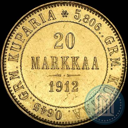 Picture 20 markkaa 1912 year L 