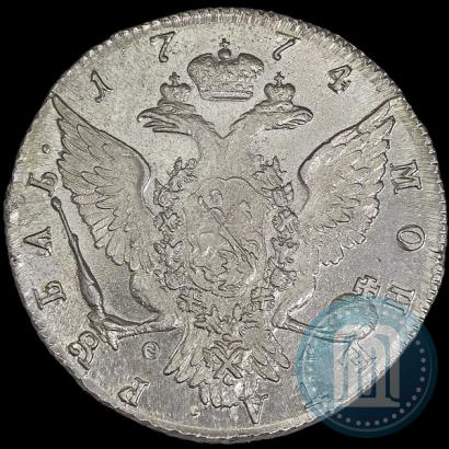 Фото 1 рубль 1774 года СПБ-ФЛ 