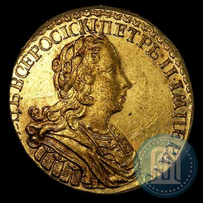 Фото 2 рубля 1727 года  