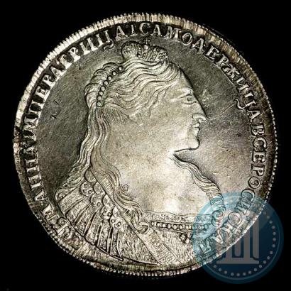 Фото 1 рубль 1736 года  "Тип 1735 года"