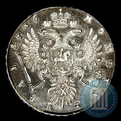 Фото 1 рубль 1736 года  "Тип 1735 года"