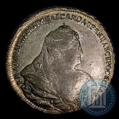 Picture 1 rouble 1740 year  "Moscow type"