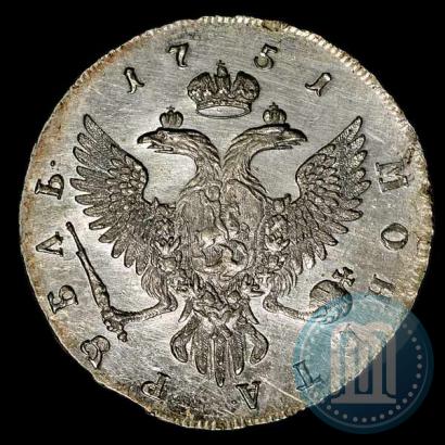 Picture 1 rouble 1751 year ММД 