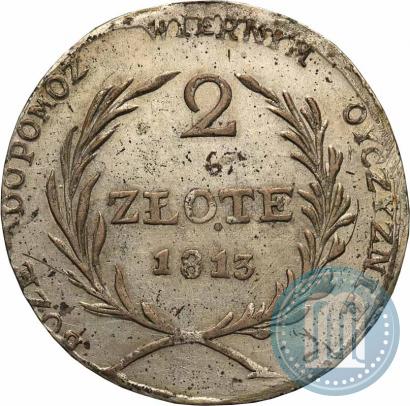 Picture 2 złote 1813 year  