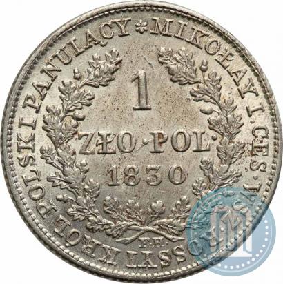 Picture 1 złoty 1830 year FH 