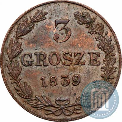 Picture 3 grosze 1839 year MW 