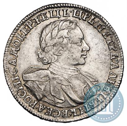 Фото 1 рубль 1720 года OK "Портрет в латах"