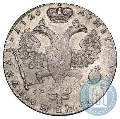 Picture 1 rouble 1726 year СПБ "Petersburg type, portrait turned to the right"