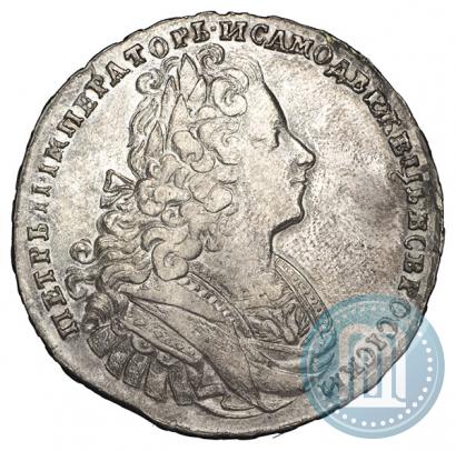 Фото 1 рубль 1729 года  "Тип 1727"