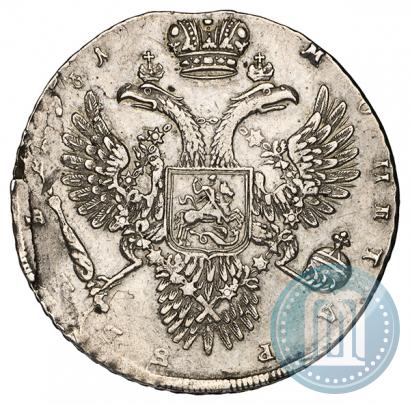 Фото 1 рубль 1731 года  