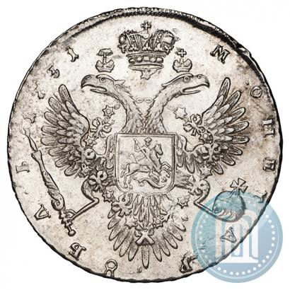 Picture 1 rouble 1731 year  