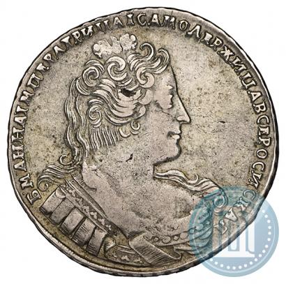 Фото 1 рубль 1733 года  