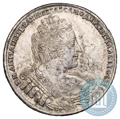 Фото 1 рубль 1733 года  