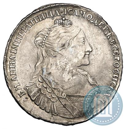 Фото 1 рубль 1734 года  "Тип 1735 года"