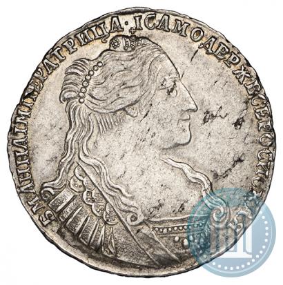 Picture Poltina 1734 year  "Type of 1735"