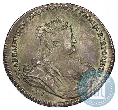Picture 1 rouble 1738 year СПБ "Petersburg type"