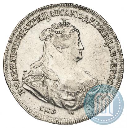 Picture 1 rouble 1740 year СПБ "Petersburg type"