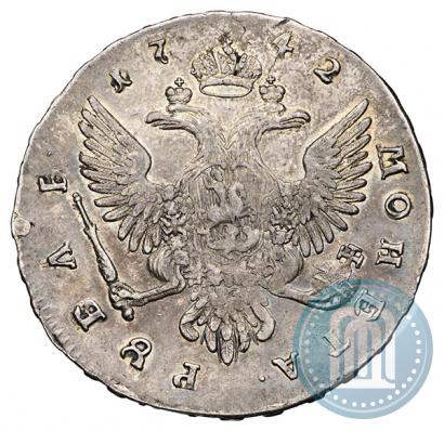 Picture 1 rouble 1742 year ММД 