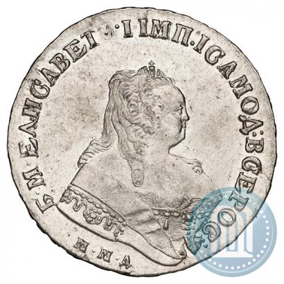 Picture 1 rouble 1749 year ММД 