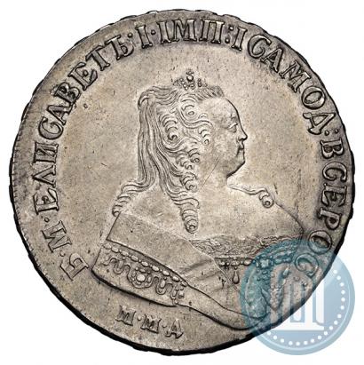 Picture 1 rouble 1751 year ММД 