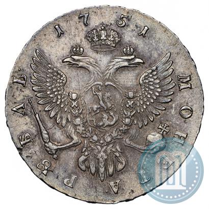 Picture 1 rouble 1751 year ММД 