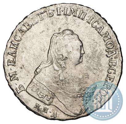 Picture 1 rouble 1754 year ММД-МБ 