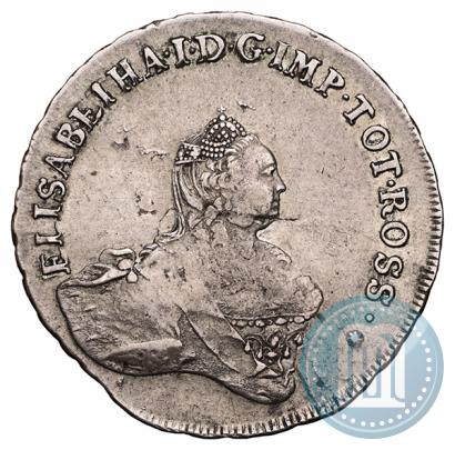 Picture 48 kopecks 1757 year  "For Livonia"