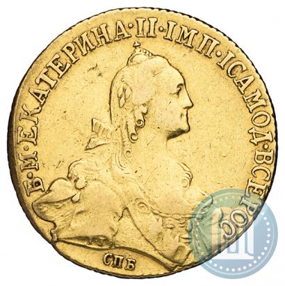 Picture 10 roubles 1769 year СПБ 